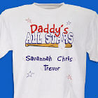 Personalized All-Star Parent T-Shirt